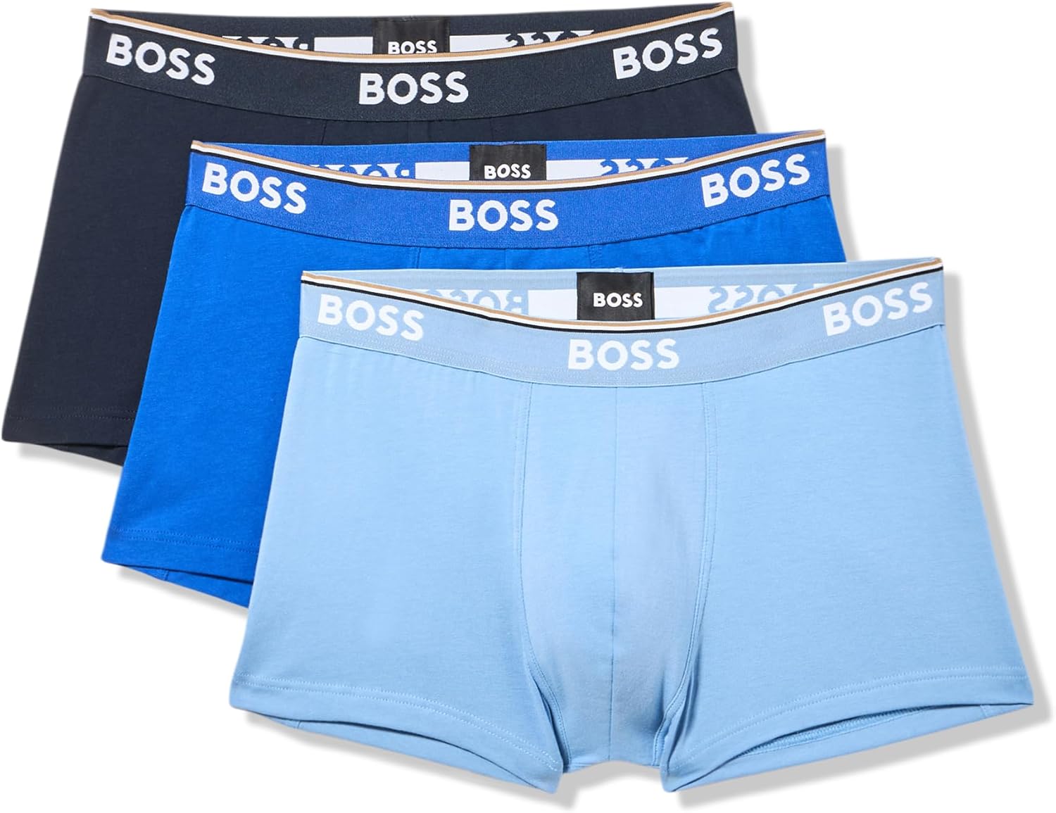 BOSS мужские трусы 3 шт, разноцветные, с крупным логотипом, Cobalt/Arctic/Navy
BOSS мужские трусы 3 шт, разноцветные, с крупным логотипом, Cobalt/Arctic/Navy