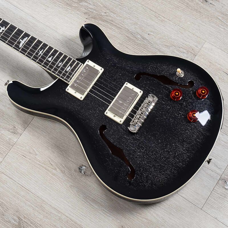 PRS Paul Reed Smith SE Стандартная пьезогитара с полым корпусом, Smokeburst из собачьей шерсти 111515:DH
PRS Paul Reed Smith SE Стандартная пьезогитара с полым корпусом, Smokeburst из собачьей шерсти 111515:DH