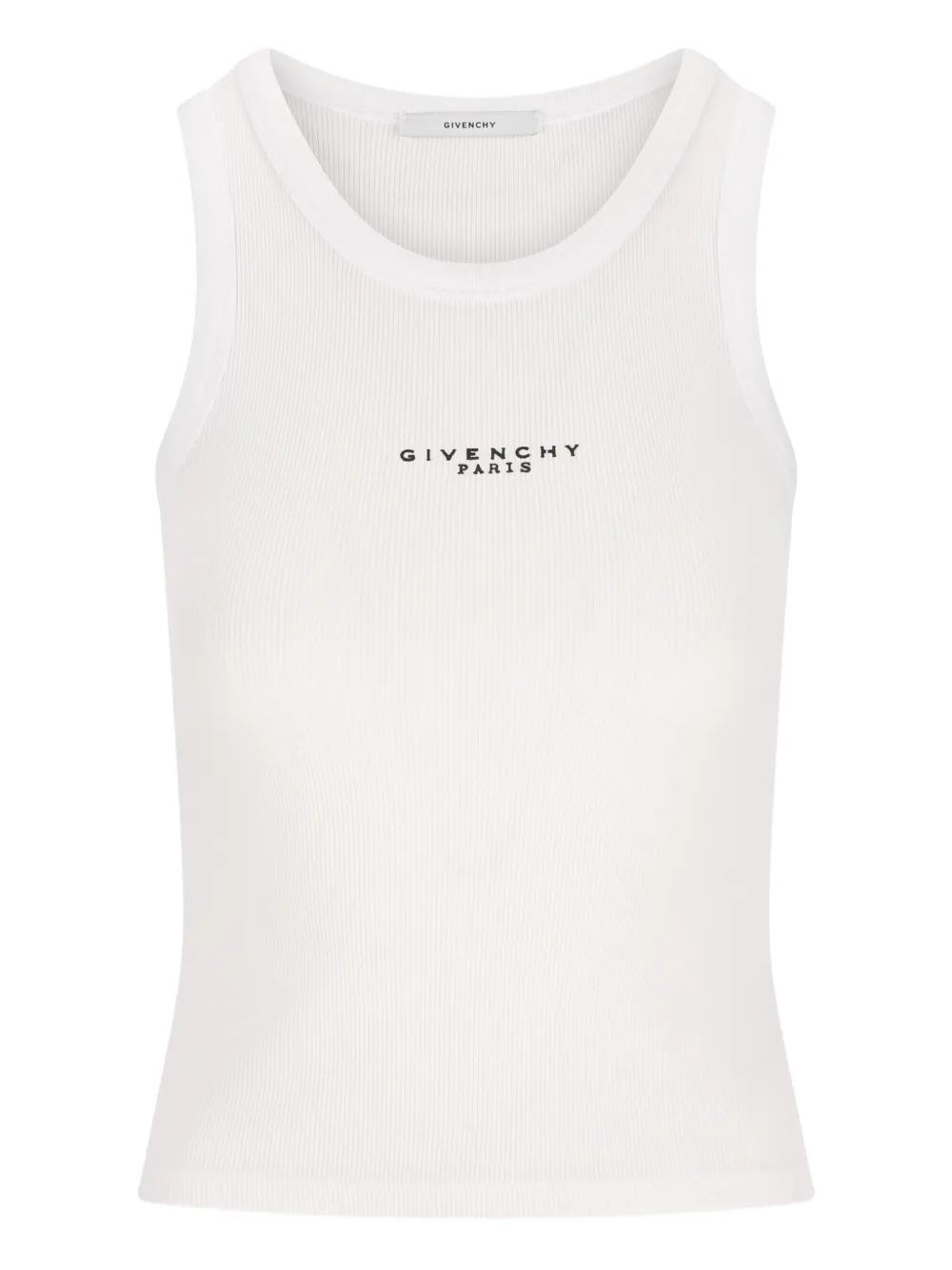 Майка в рубчик с логотипом Givenchy, белый
Майка в рубчик с логотипом Givenchy, белый