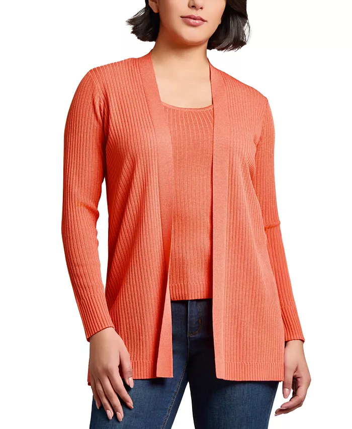Женский кардиган с длинными рукавами и разрезом по боку Jones New York, оранжевый
Женский кардиган с длинными рукавами и разрезом по боку Jones New York, оранжевый