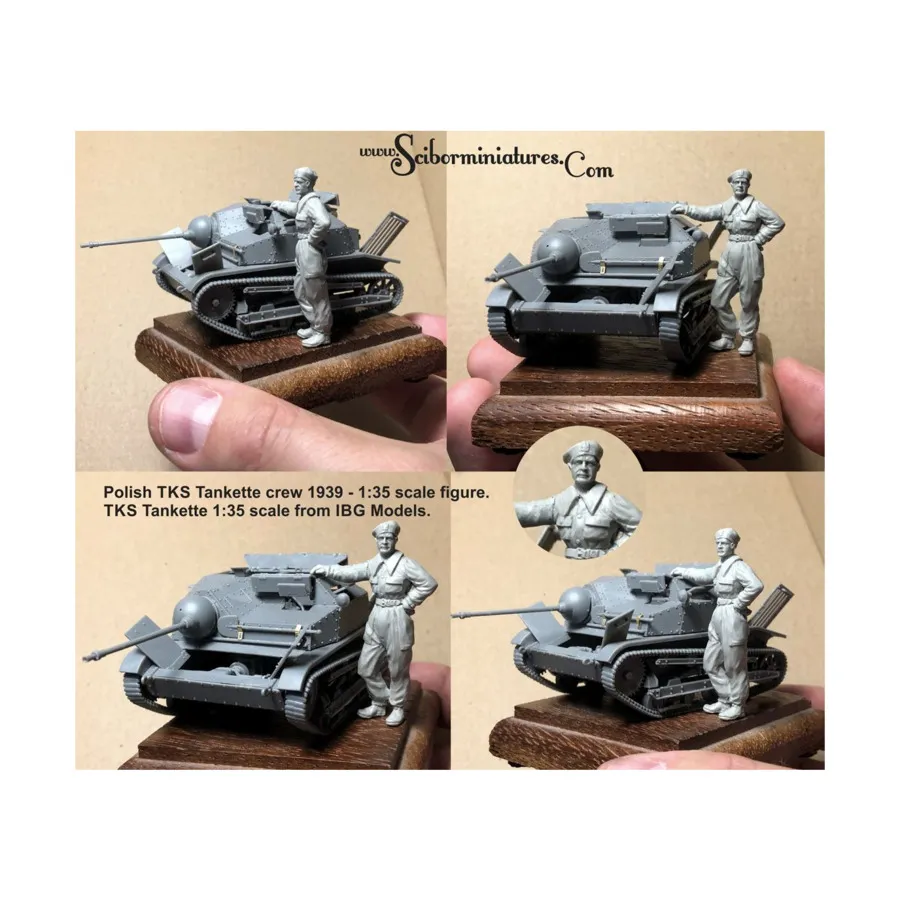 ТКС Экипаж №1, Historical Miniatures - Polish (1:35) (Scibor Monstrous Miniatures) 
ТКС Экипаж №1, Historical Miniatures - Polish (1:35) (Scibor Monstrous Miniatures)