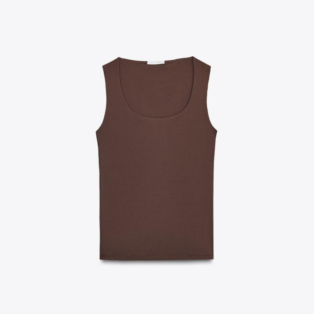 Футболка Zara Wide Strap Polyamide, коричневый
Футболка Zara Wide Strap Polyamide, коричневый