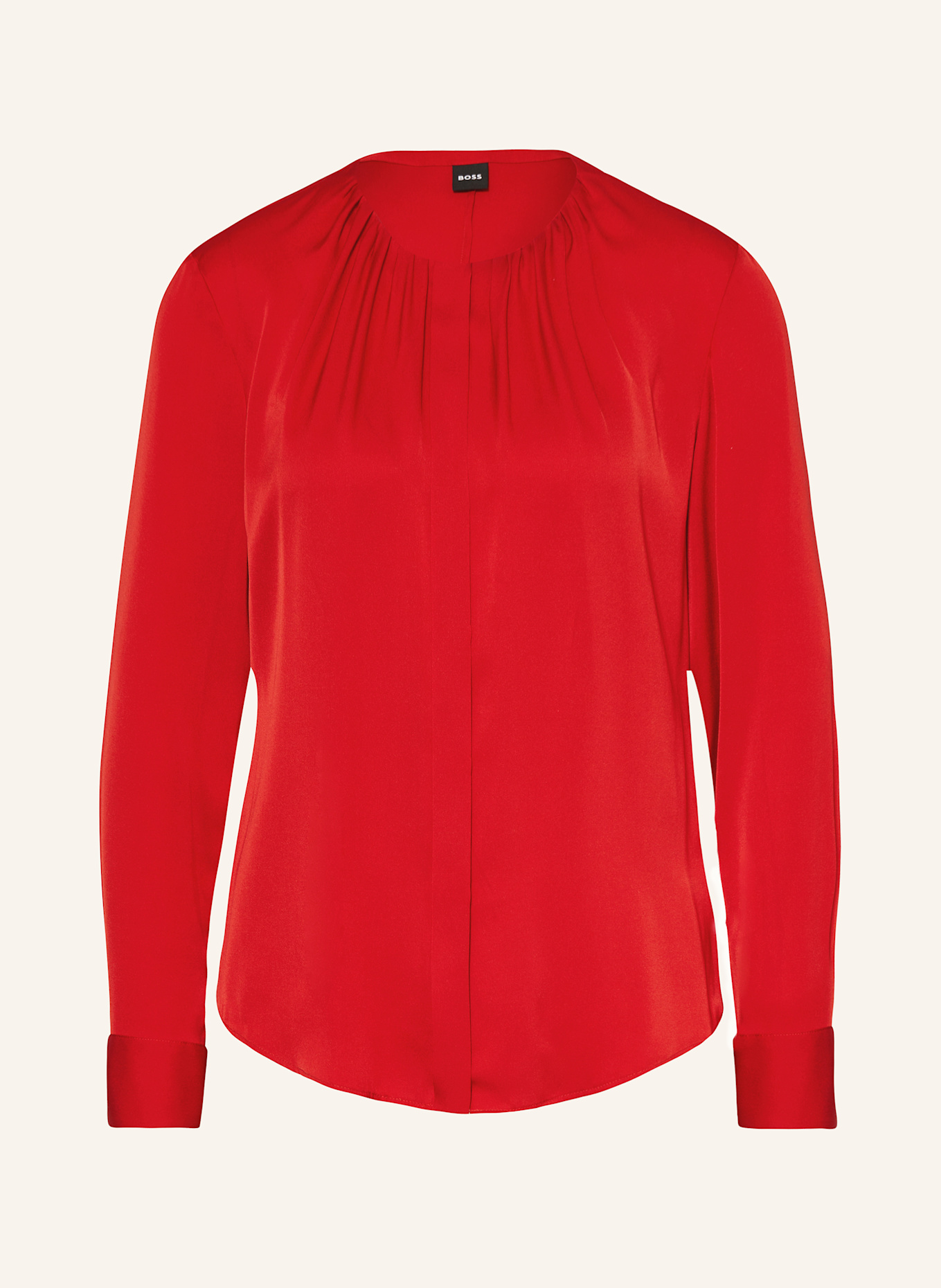 Шелковая блузка банора Boss, красный
Шелковая блузка банора Boss, красный