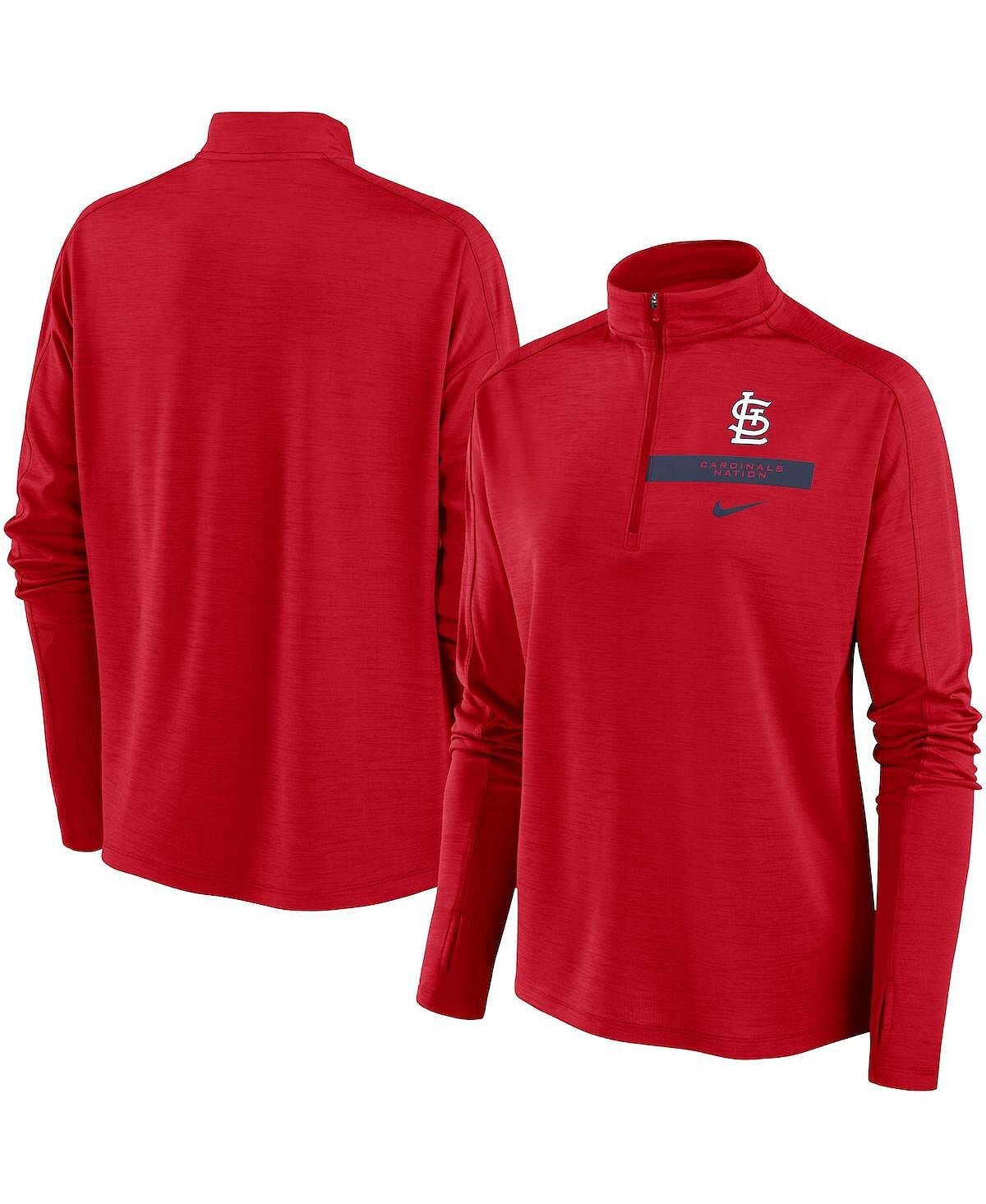 Женский красный топ st. louis cardinals primetime local touch pacer с молнией на четверть Nike, красный
Женский красный топ st. louis cardinals primetime local touch pacer с молнией на четверть Nike, красный
