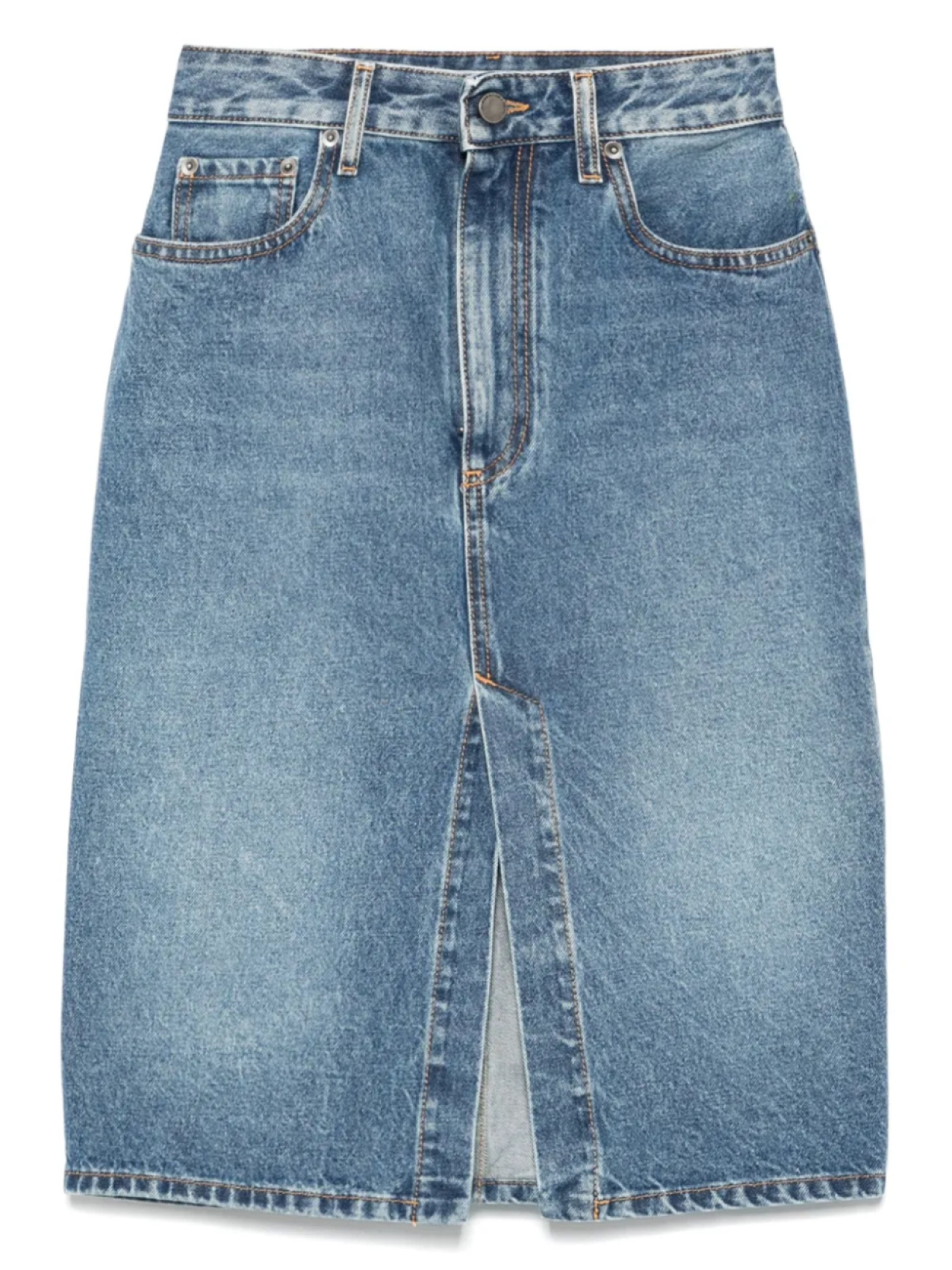 Юбка-карандаш из денима Alessandra Rich, синий
Юбка-карандаш из денима Alessandra Rich, синий