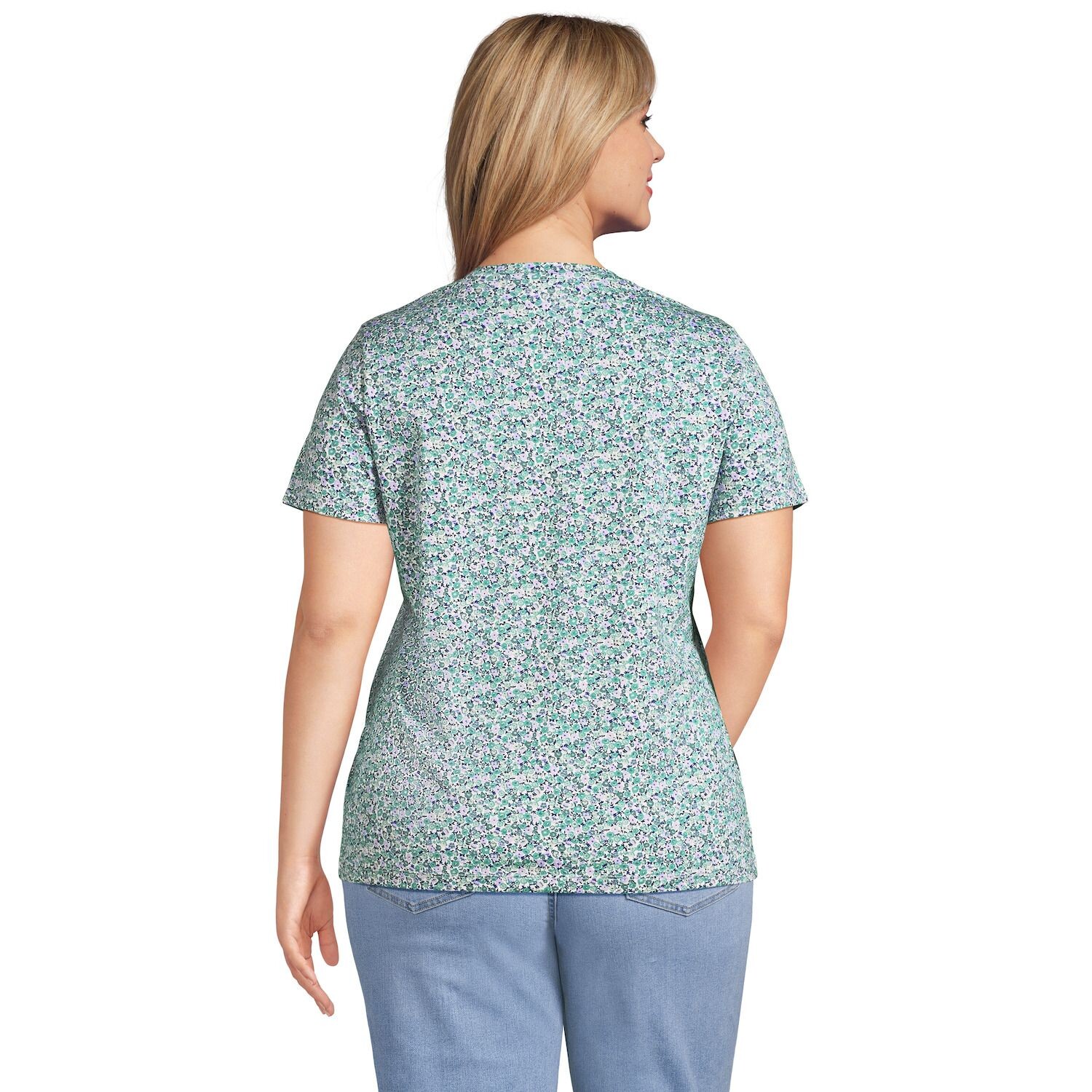 Хлопковая футболка большого размера Lands' End свободного кроя Supima с v-образным вырезом Lands' End
Хлопковая футболка большого размера Lands' End свободного кроя Supima с v-образным вырезом Lands' End