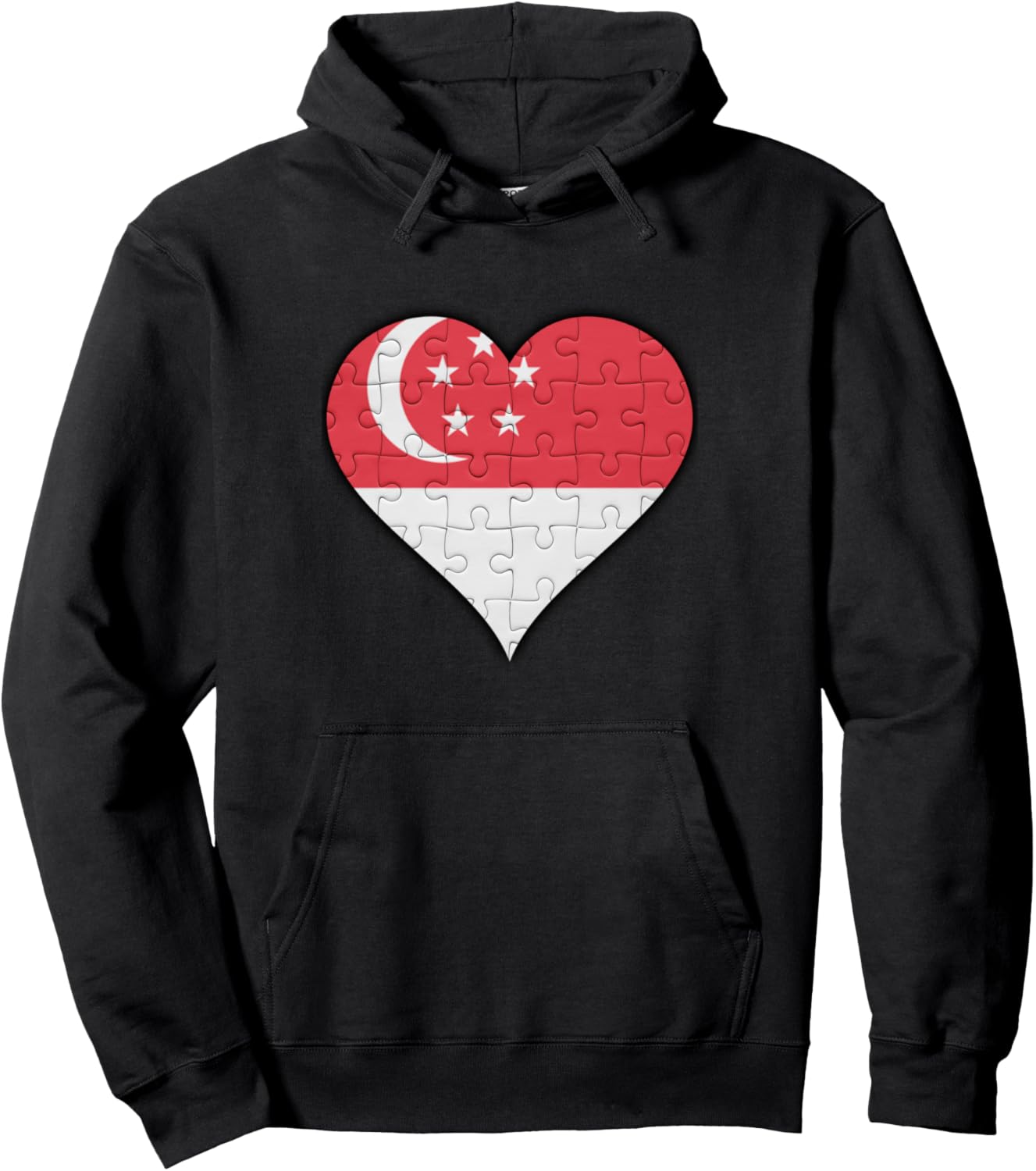 Сингапур, Сингапурский флаг, Худи с изображением сердца Singaporean Flag Heart Design, черный
Сингапур, Сингапурский флаг, Худи с изображением сердца Singaporean Flag Heart Design, черный