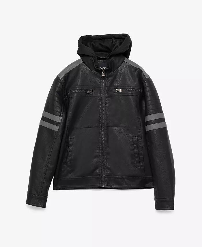 Куртка из искусственной кожи с капюшоном и подкладкой для мальчиков XRAY, мультиколор
Куртка из искусственной кожи с капюшоном и подкладкой для мальчиков XRAY, мультиколор