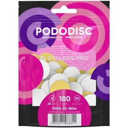 Профессиональные одноразовые пилки на мягкой основе для педикюра Staleks
Профессиональные одноразовые пилки на мягкой основе для педикюра Staleks