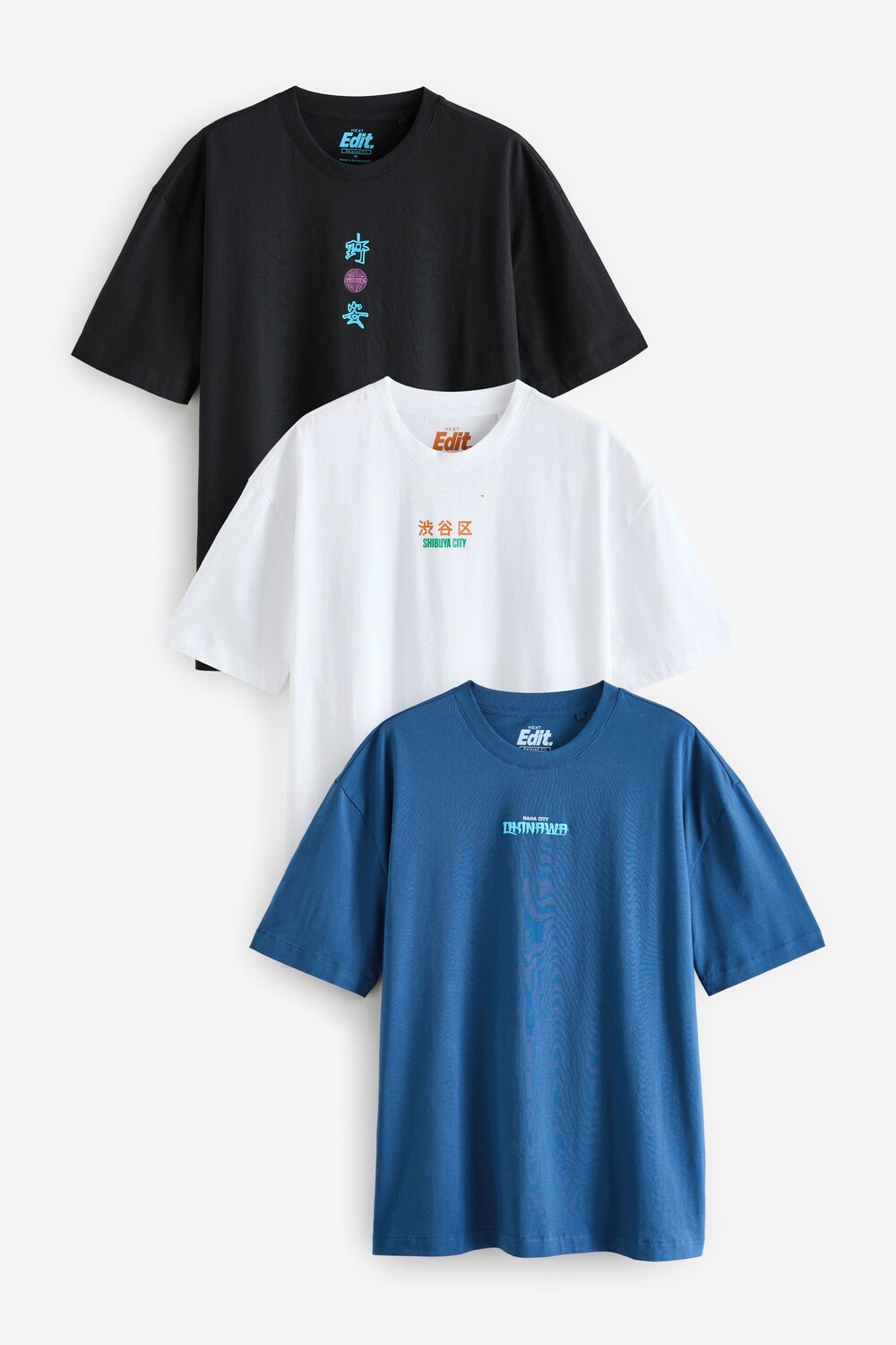 Футболки с городским принтом, 100% хлопок, 3 шт в упаковке Next, черный
Футболки с городским принтом, 100% хлопок, 3 шт в упаковке Next, черный