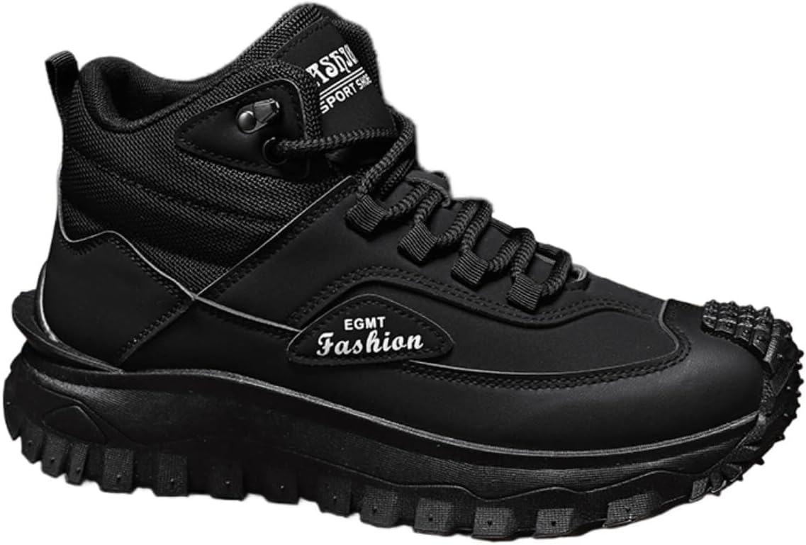 Мужские кроссовки больших размеров с высоким верхом, противоскользящие, износостойкие, с хорошим сцеплением, легкие, для прогулок на открытом воздухе Solastride, черный
Мужские кроссовки больших размеров с высоким верхом, противоскользящие, износостойкие, с хорошим сцеплением, легкие, для прогулок на открытом воздухе Solastride, черный