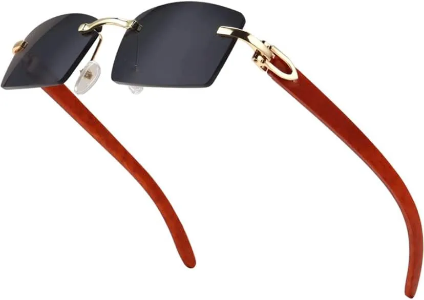 Солнцезащитные очки без оправы прямоугольной формы для мужчин и женщин в стиле хип-хоп, деревянные, маленькие квадратные, без оправы, стильные Generic, Black
Солнцезащитные очки без оправы прямоугольной формы для мужчин и женщин в стиле хип-хоп, деревянные, маленькие квадратные, без оправы, стильные Generic, Black