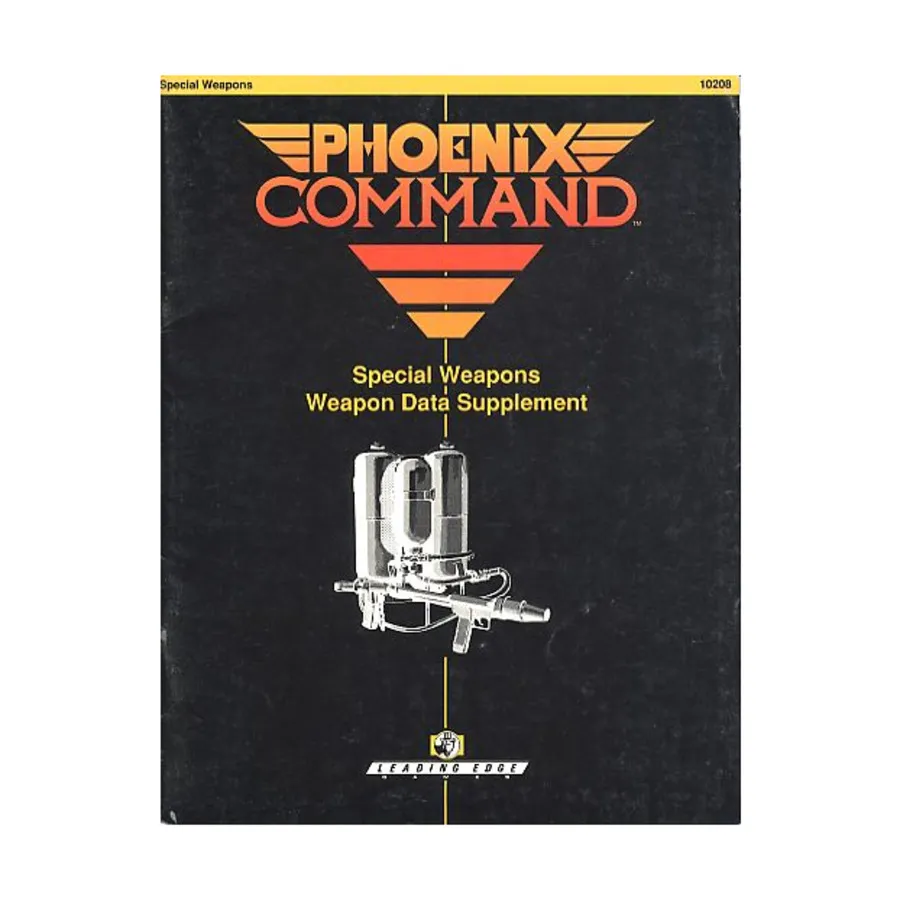 Special Weapons Data Supplement, Phoenix Command, мягкая обложка
Special Weapons Data Supplement, Phoenix Command, мягкая обложка