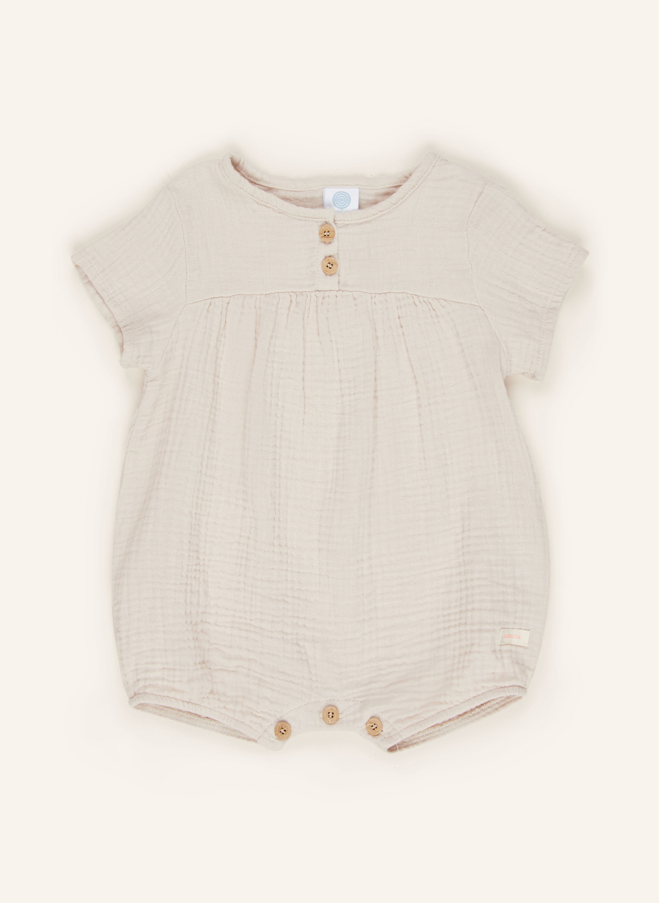 Боди из муслина Sanetta, бежевый
Боди из муслина Sanetta, бежевый