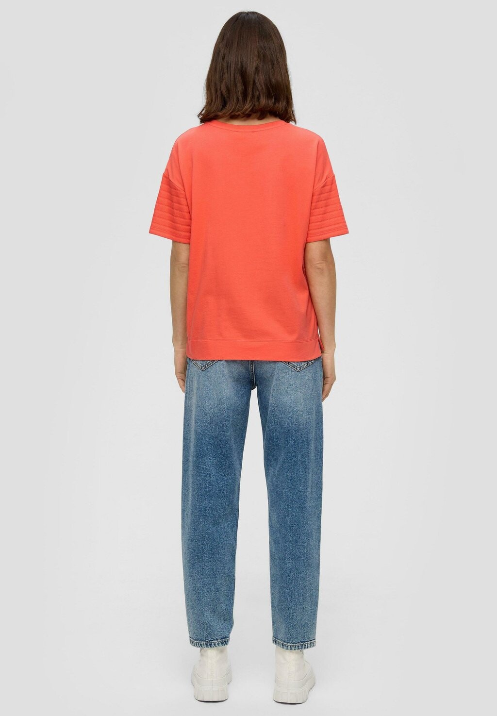 Базовая футболка MIT MUSTERSTRUKTUR s.Oliver, оранжевый
Базовая футболка MIT MUSTERSTRUKTUR s.Oliver, оранжевый