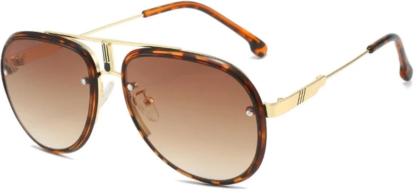 Модные, стильные, роскошные солнцезащитные очки с двойной перемычкой для мужчин и женщин, для активного отдыха и вождения, защита от УФ-излучения UV400 TKKTLLT, Leopard Tea
Модные, стильные, роскошные солнцезащитные очки с двойной перемычкой для мужчин и женщин, для активного отдыха и вождения, защита от УФ-излучения UV400 TKKTLLT, Leopard Tea