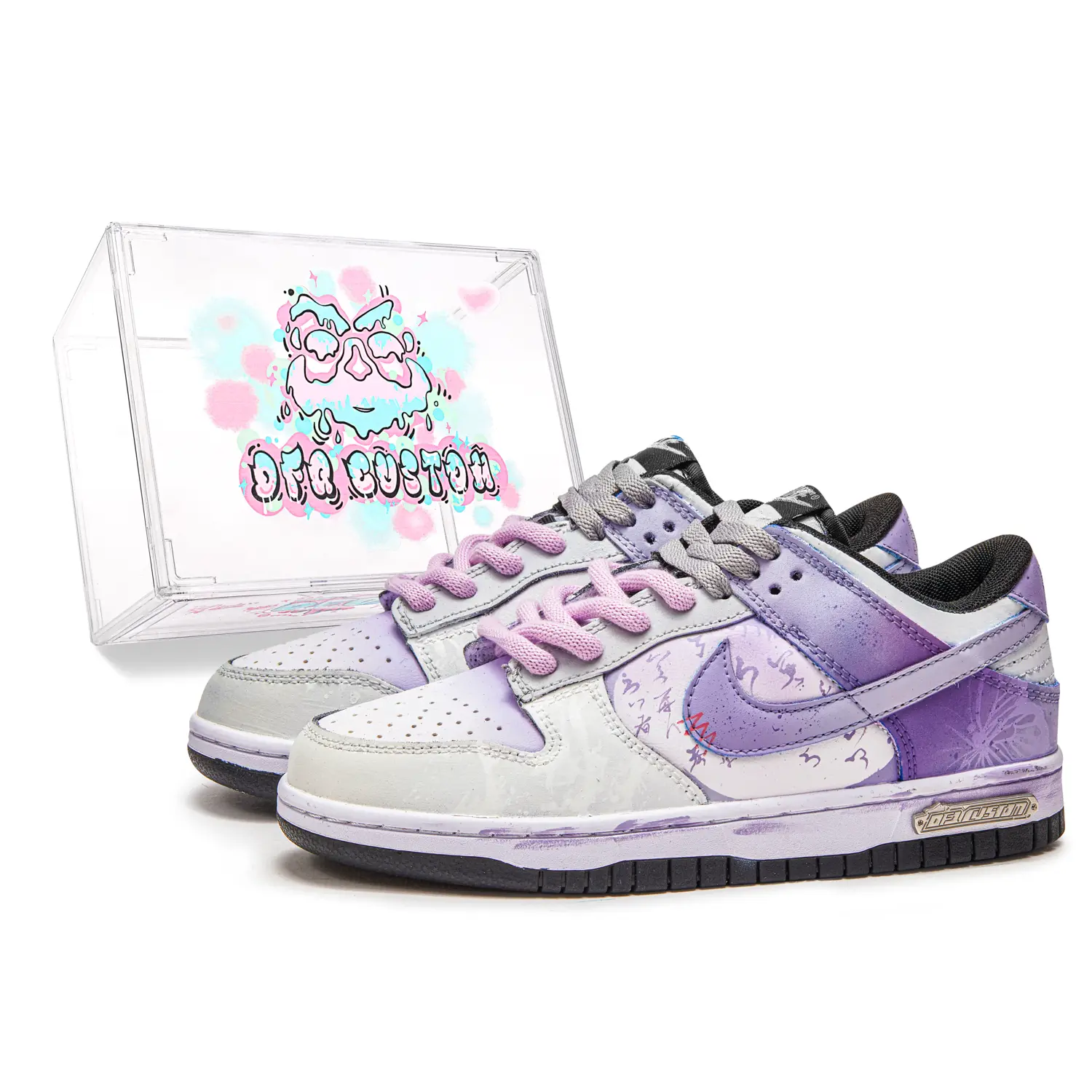 Nike Кроссовки для скейтбординга dunk zhuang zhou's dream низкие детские unisex противоударные нескользящие фиолетовый белый
Nike Кроссовки для скейтбординга dunk zhuang zhou's dream низкие детские unisex противоударные нескользящие фиолетовый белый