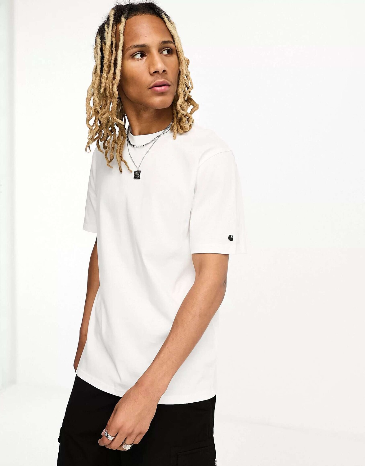 Белая футболка Carhartt WIP base, Белый, Белая футболка Carhartt WIP base 
Белая футболка Carhartt WIP base, Белый, Белая футболка Carhartt WIP base