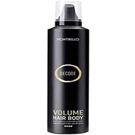 Decode Volume Hair Body Экстрасильная пенка для придания объема 300 мл, Montibello
Decode Volume Hair Body Экстрасильная пенка для придания объема 300 мл, Montibello