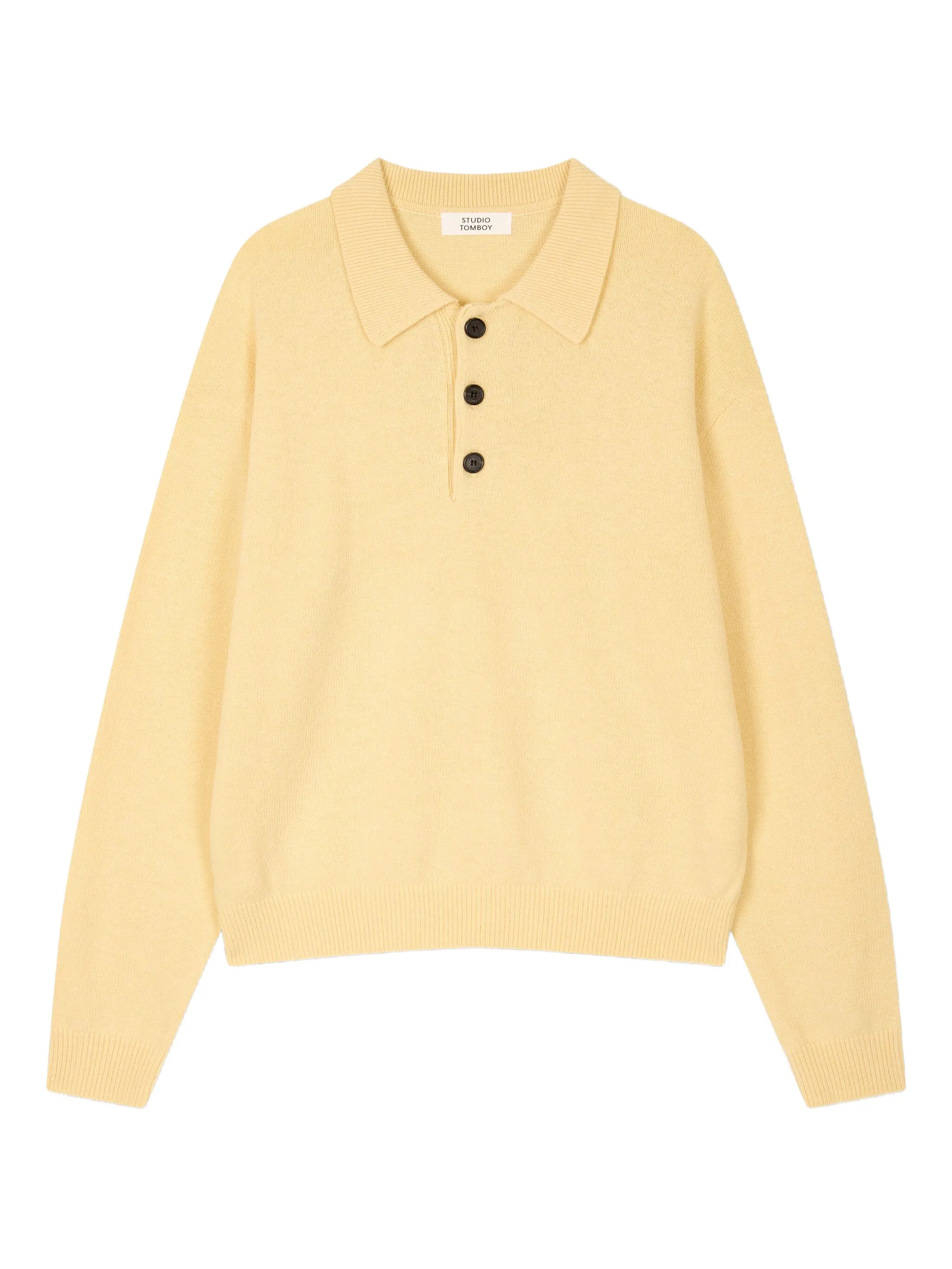 Рубашка поло тонкой вязки Studio Tomboy, желтый
Рубашка поло тонкой вязки Studio Tomboy, желтый