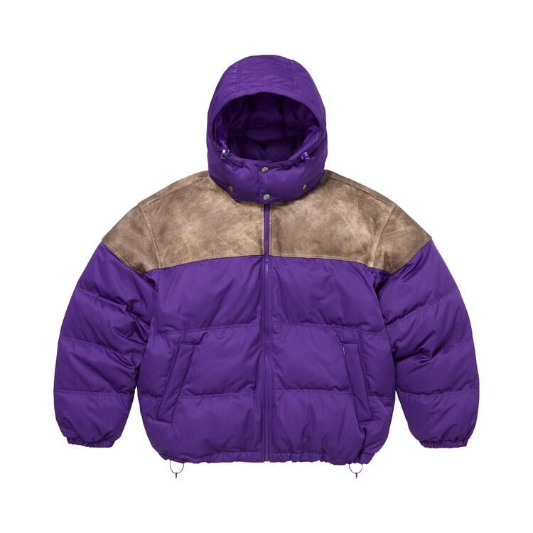 Куртка Supreme Leather Yoke Puffer Jacket, Purple
Куртка Supreme Leather Yoke Puffer Jacket, Purple