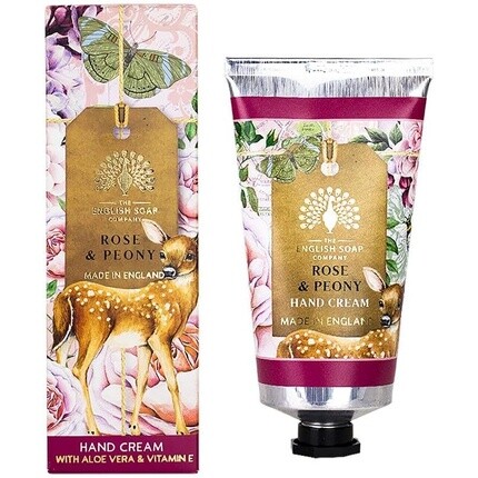 Anniversary Hand Cream Luxury Rose Hand Cream Увлажняющий крем для рук для мужчин и женщин с ароматом розы и пиона 75 мл The English Soap Company
Anniversary Hand Cream Luxury Rose Hand Cream Увлажняющий крем для рук для мужчин и женщин с ароматом розы и пиона 75 мл The English Soap Company