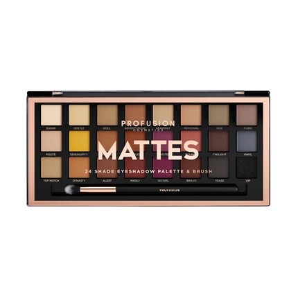 Палитра теней для век Profusion Cosmetics Mattes с 24 оттенками и профессиональной кистью для потрясающего взгляда — набор для макияжа, не тестируемый на животных и веганский
Палитра теней для век Profusion Cosmetics Mattes с 24 оттенками и профессиональной кистью для потрясающего взгляда — набор для макияжа, не тестируемый на животных и веганский