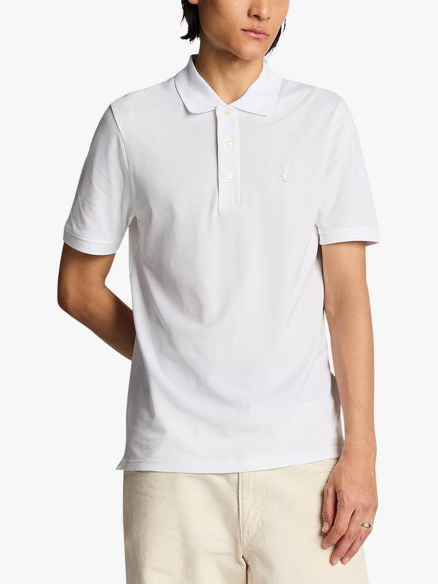 Супертонкая хлопковая поло футболка Lyle & Scott, White
Супертонкая хлопковая поло футболка Lyle & Scott, White