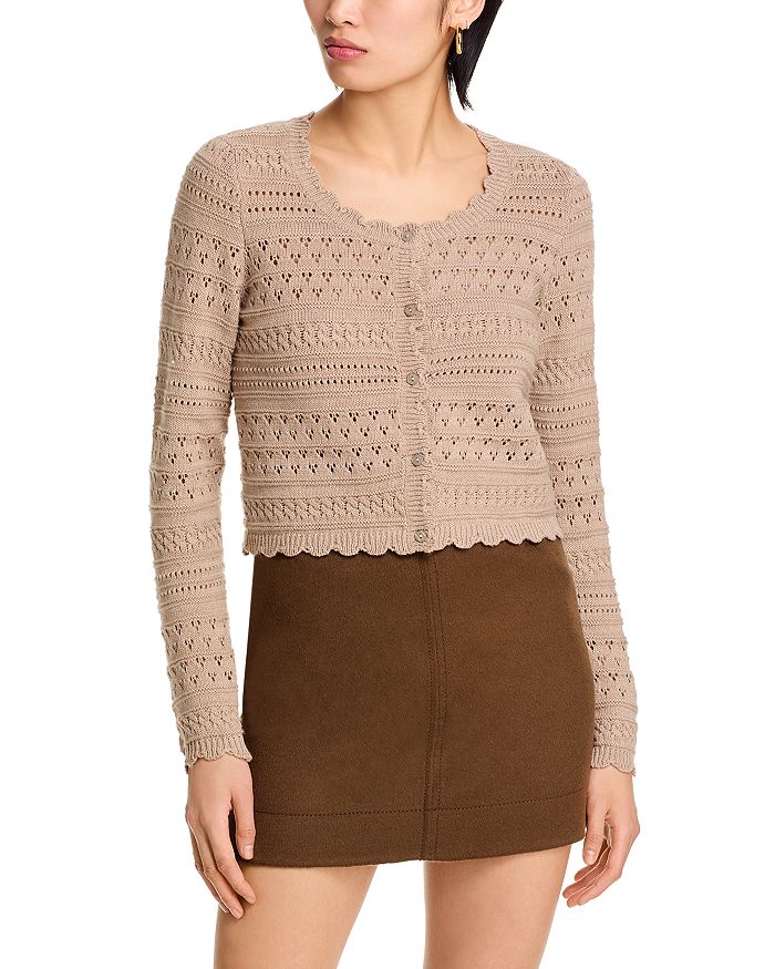 Кардиган с круглым вырезом - эксклюзив AQUA, коричневый/бежевый
Кардиган с круглым вырезом - эксклюзив AQUA, коричневый/бежевый