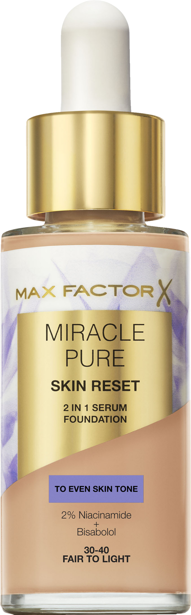 Тональный крем Max Factor Miracle Pure Skin Reset Foundation 30-40 fair to light 
Тональный крем Max Factor Miracle Pure Skin Reset Foundation 30-40 fair to light