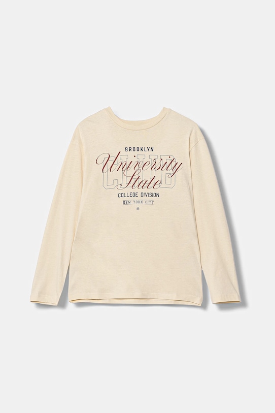 Детская хлопковая кофта с длинным рукавом United Colors Of Benetton, бежевый
Детская хлопковая кофта с длинным рукавом United Colors Of Benetton, бежевый