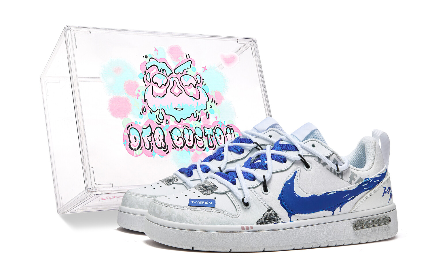Кроссовки Nike Court Borough Skateboard Shoes Women's Low-Top Blue White, синий/белый
Кроссовки Nike Court Borough Skateboard Shoes Women's Low-Top Blue White, синий/белый