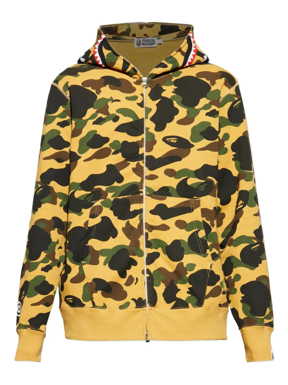 Худи с акульим принтом 1st Camo A Bathing Ape, желтый
Худи с акульим принтом 1st Camo A Bathing Ape, желтый