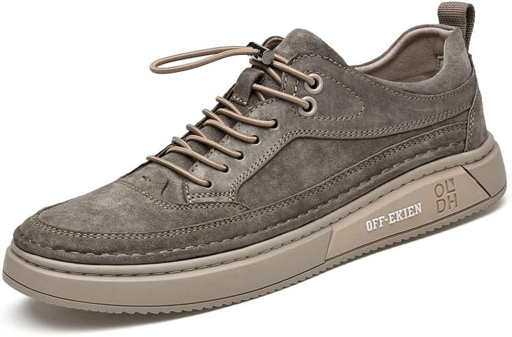 Мужские повседневные кроссовки из кожи, мягкие, для ходьбы, с противоскользящей подошвой, дышащие, для вождения, легкие, для скейтборда Asifn, серый
Мужские повседневные кроссовки из кожи, мягкие, для ходьбы, с противоскользящей подошвой, дышащие, для вождения, легкие, для скейтборда Asifn, серый