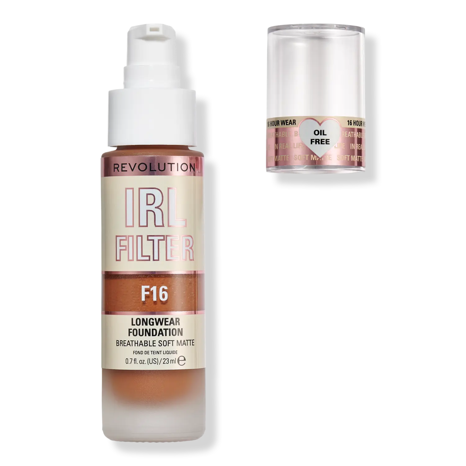 Тональный крем IRL Filter Longwear Foundation Revolution Beauty, F16 (dark skin tones with a warm undertone)
Тональный крем IRL Filter Longwear Foundation Revolution Beauty, F16 (dark skin tones with a warm undertone)