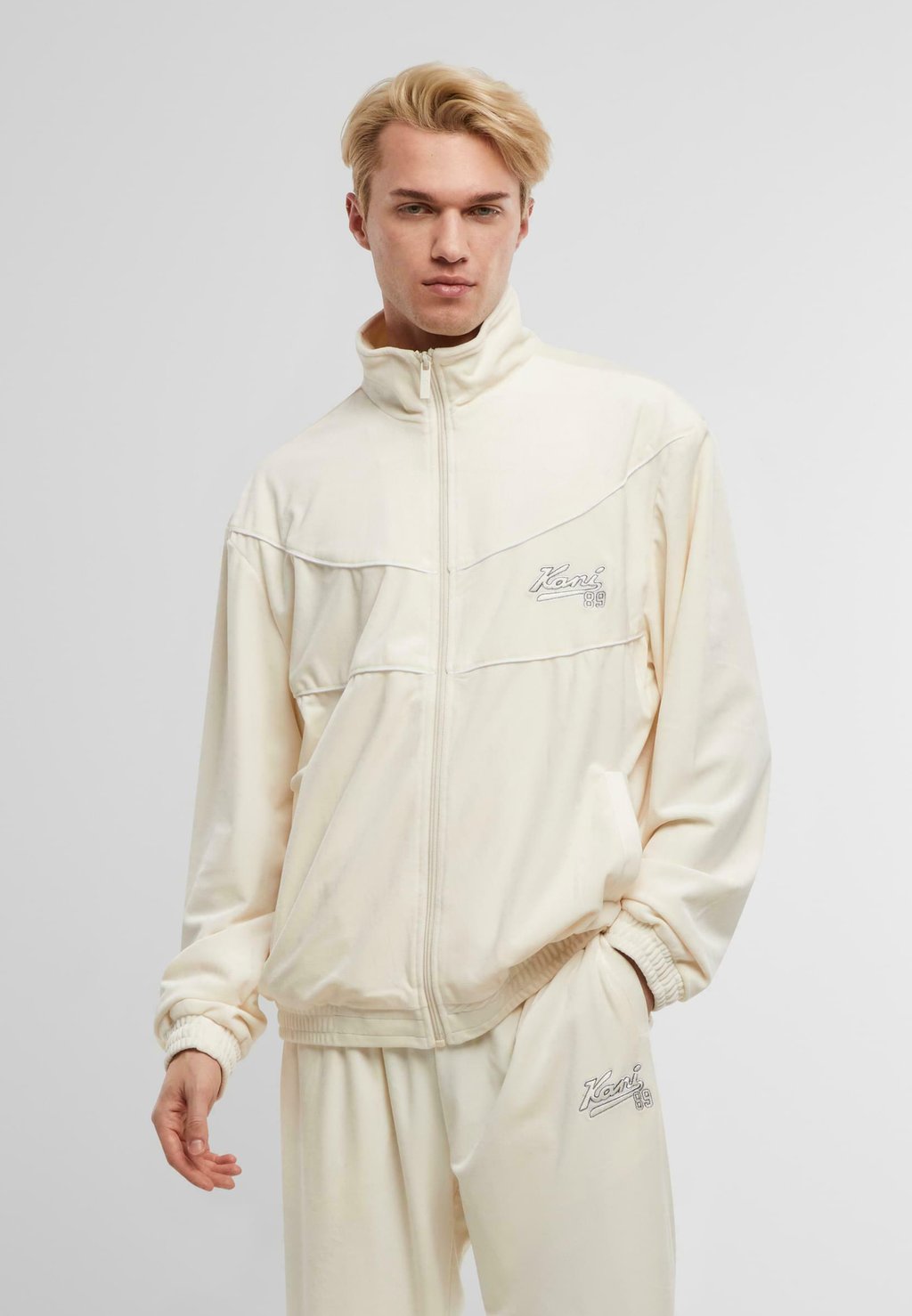 Толстовка на молнии Karl Kani, бежевый
Толстовка на молнии Karl Kani, бежевый