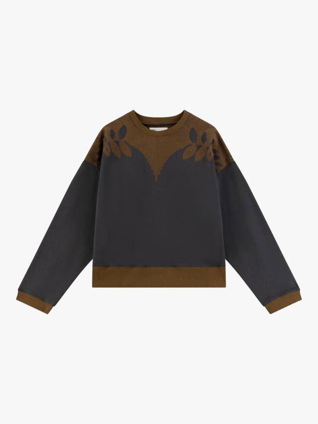 Сиена свитшот из хлопковой смеси с вышивкой листьев Leon & Harper, Grey/Brown
Сиена свитшот из хлопковой смеси с вышивкой листьев Leon & Harper, Grey/Brown