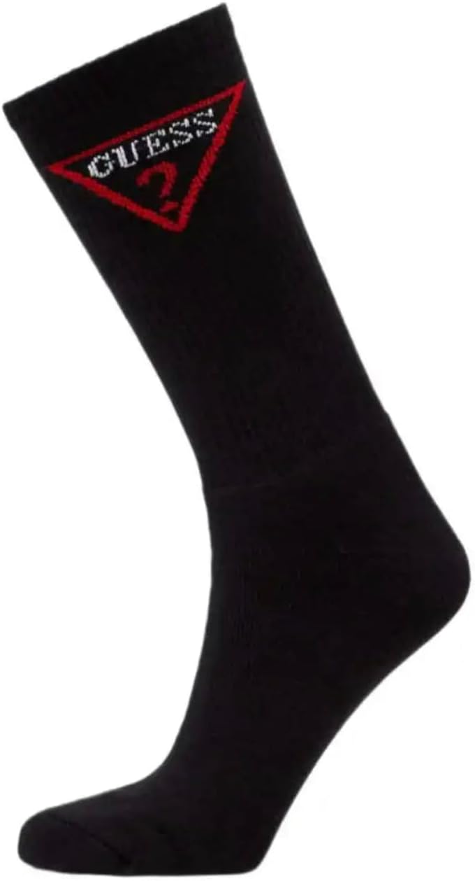 GUESS Unisex Triangle Logo Crew Socks, Black
GUESS Unisex Triangle Logo Crew Socks, Black
