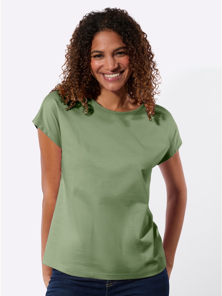 Рубашка цвета эвкалипта и экрю WITT WEIDEN
Рубашка цвета эвкалипта и экрю WITT WEIDEN