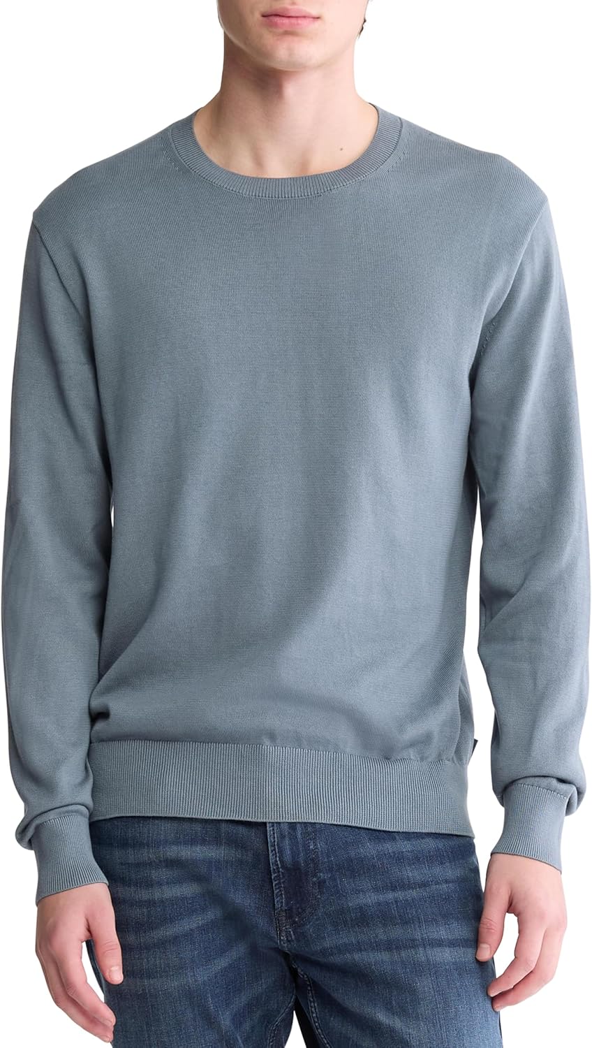 Мужской свитер Calvin Klein Supima Cotton Solid Monogram Logo, Stormy Weather
Мужской свитер Calvin Klein Supima Cotton Solid Monogram Logo, Stormy Weather