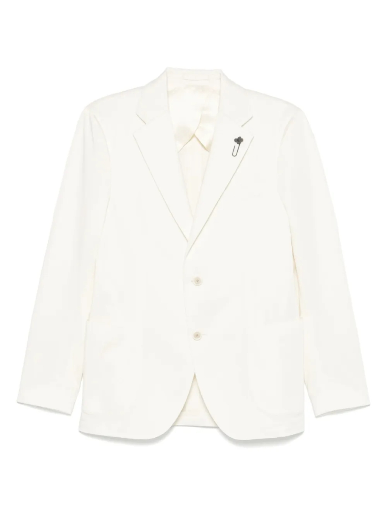 Блейзер с брошью Lardini, белый
Блейзер с брошью Lardini, белый