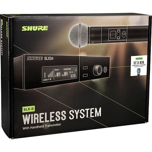 Беспроводная система Shure - SLXD24/B87A-G58 - Wireless System with Beta®87A Handheld Transmitter
Беспроводная система Shure - SLXD24/B87A-G58 - Wireless System with Beta®87A Handheld Transmitter