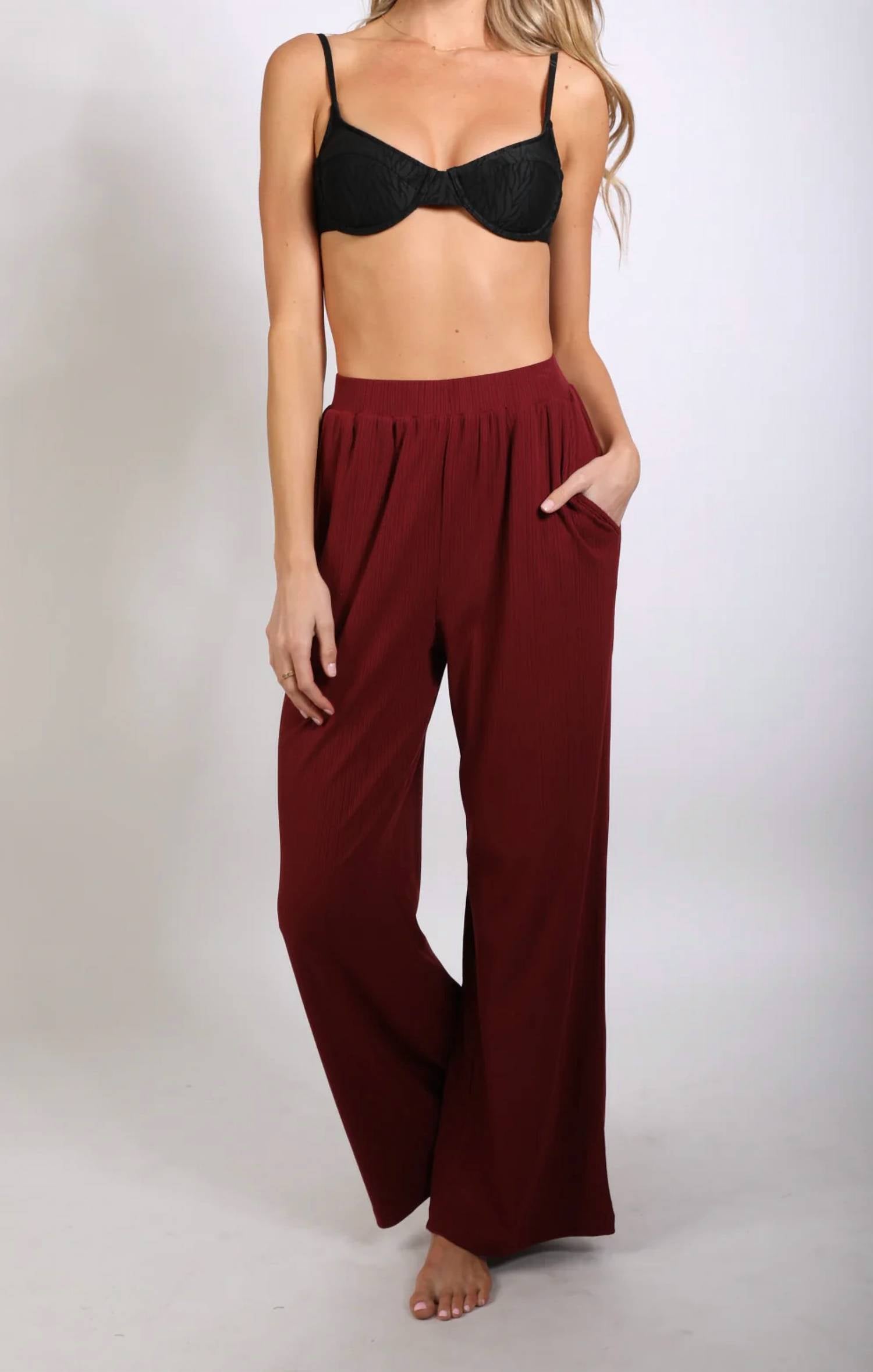 Брюки Koa цвета клюквы Rusty, Cranberry 
Брюки Koa цвета клюквы Rusty, Cranberry