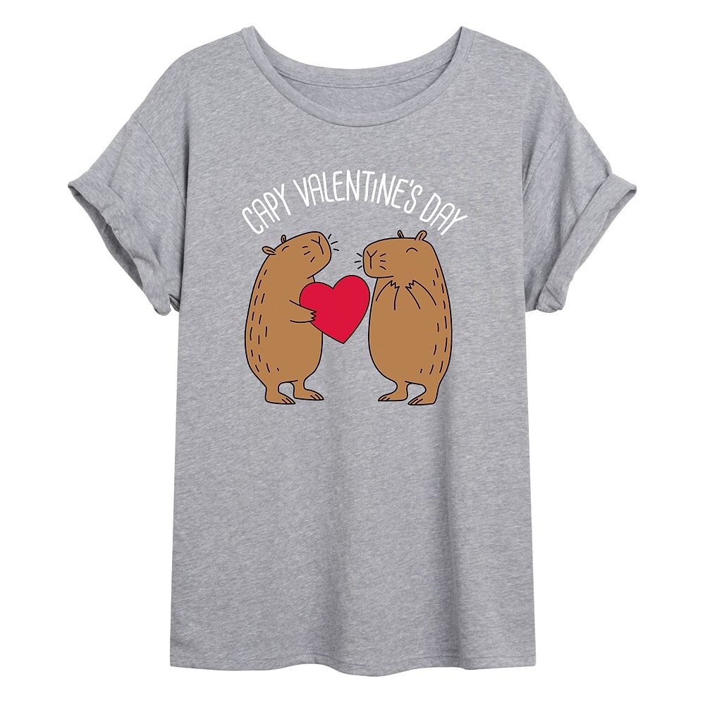 Большая футболка Capybara для юниоров Capy Valentine's Day Licensed Character, серый
Большая футболка Capybara для юниоров Capy Valentine's Day Licensed Character, серый