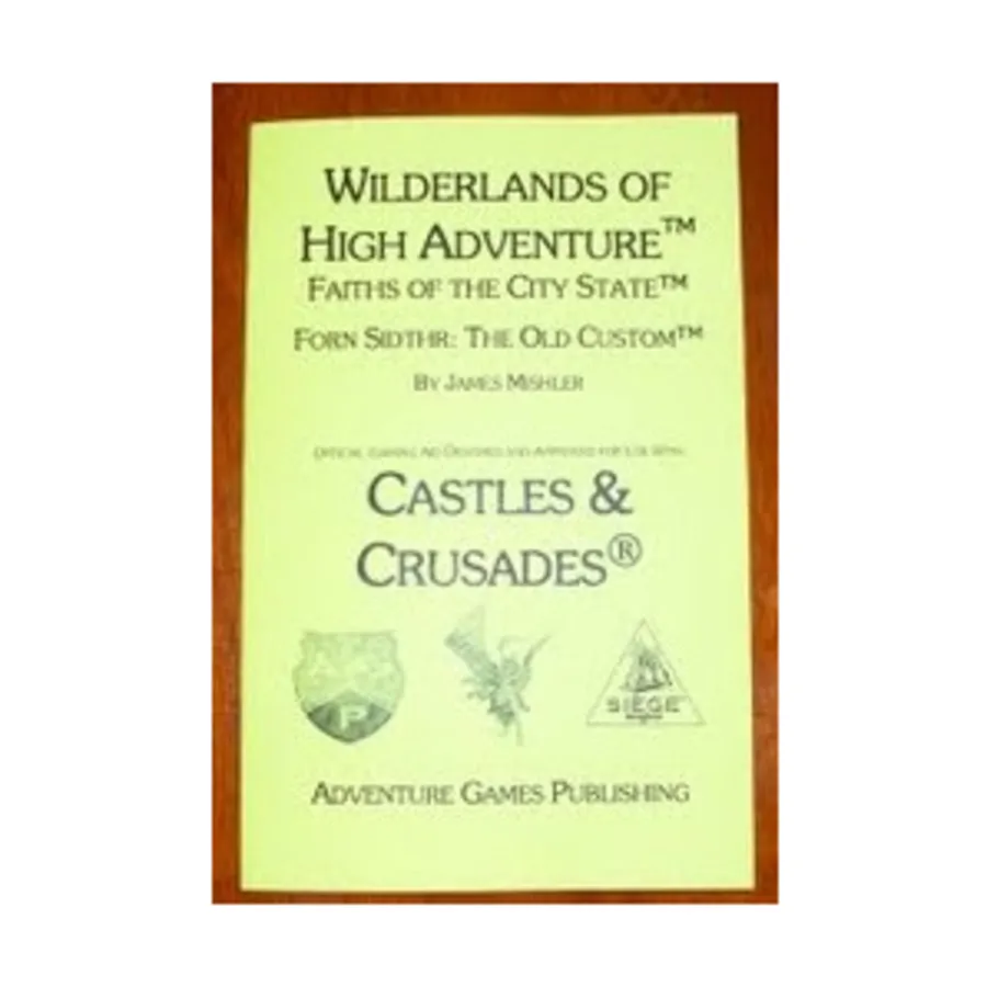 Faiths of the City State - Forn Sidthr Old Custom, Wilderlands of High Adventure (Adventure Games Publishing), мягкая обложка
Faiths of the City State - Forn Sidthr Old Custom, Wilderlands of High Adventure (Adventure Games Publishing), мягкая обложка