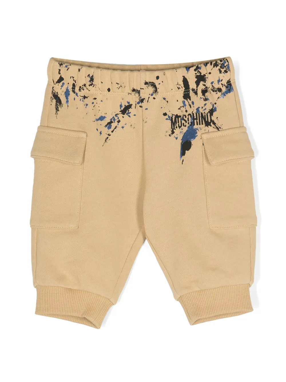 Спортивные брюки с эффектом разбрызганной краски Moschino Kids, нейтральный
Спортивные брюки с эффектом разбрызганной краски Moschino Kids, нейтральный