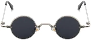 Солнцезащитные очки 2027 года, маленькие круглые, для женщин и мужчин, с защитой от УФ-излучения UV400, в стиле металл-панк, винтажные очки в стиле стимпанк MTZJH, 4
Солнцезащитные очки 2027 года, маленькие круглые, для женщин и мужчин, с защитой от УФ-излучения UV400, в стиле металл-панк, винтажные очки в стиле стимпанк MTZJH, 4