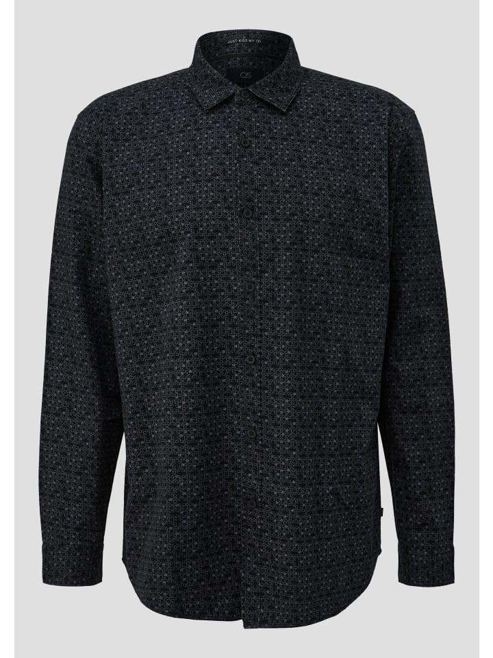 Рубашка в цвете 99A0_черный QS
Рубашка в цвете 99A0_черный QS