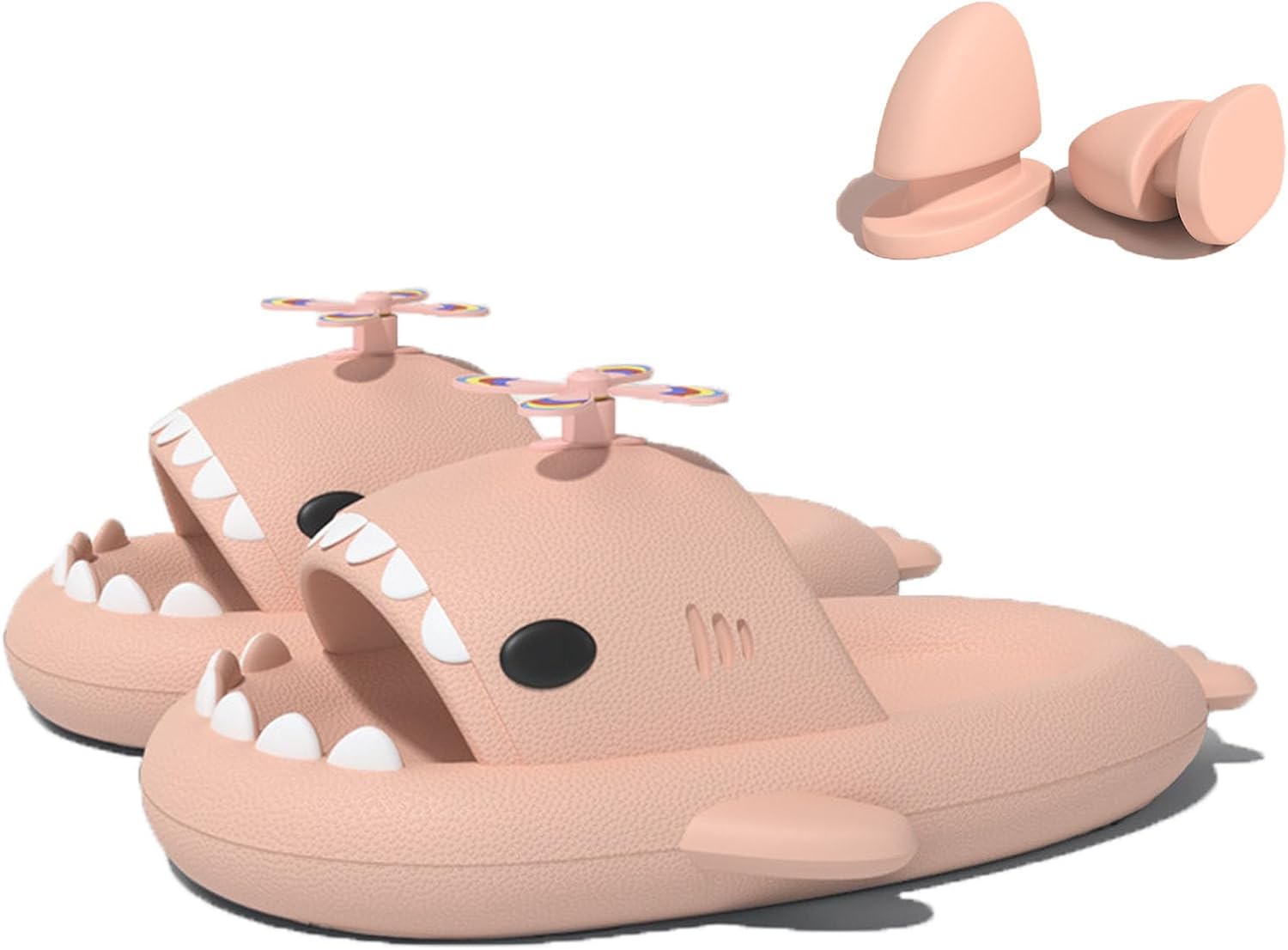 Тапочки Zureto Shark с 3D забавными плавниками, унисекс, тускло-облачные, с открытым носком, для душа, бассейна и пляжа, из ЭВА, розовый
Тапочки Zureto Shark с 3D забавными плавниками, унисекс, тускло-облачные, с открытым носком, для душа, бассейна и пляжа, из ЭВА, розовый