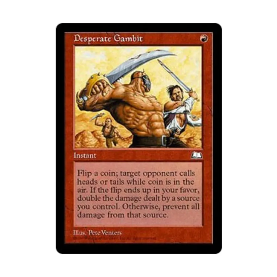 CCG Отчаянный гамбит (U), MTG - Weatherlight
CCG Отчаянный гамбит (U), MTG - Weatherlight